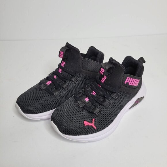 PUMA Black and Pink Toddler Girl Sneakers Size 12C - Picture 2 of 11